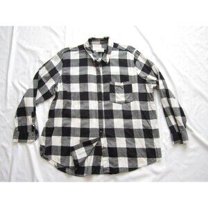 Men Universal Thread Plaid Button Cotton/Rayon Long Sleeve Shirt Sz XL (MT592)